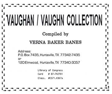 Vaughan Vaughn RESOURCE Page